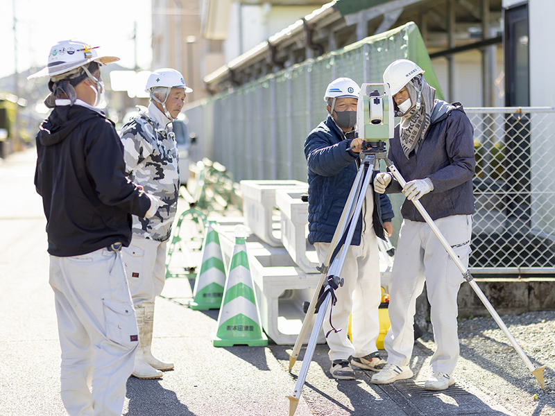 土木現場の様子
