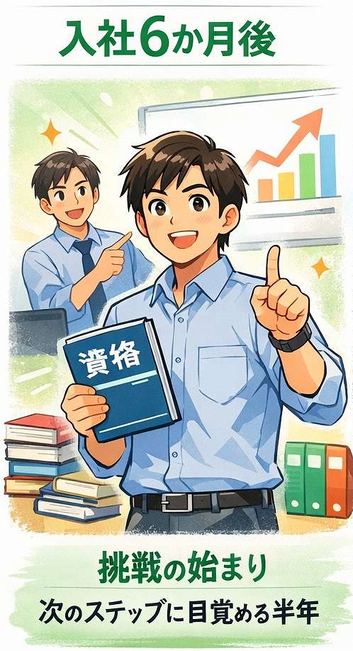 入社6カ月後