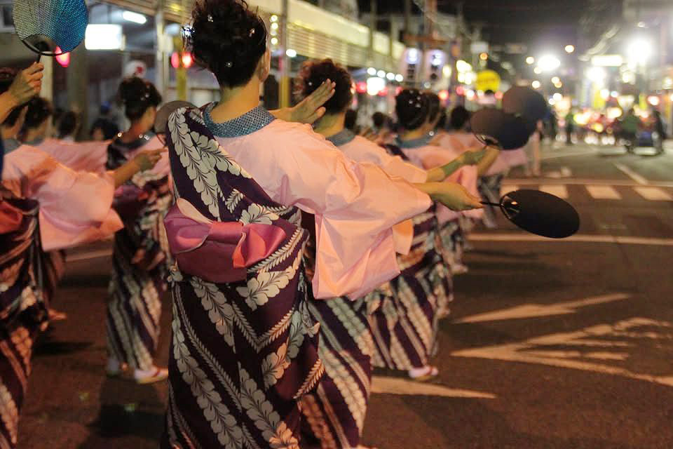 みどこり祭りの照明も